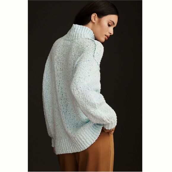 Anthropologie The Need-It Oversized Mock Neck Sweater - Picture 2 of 5